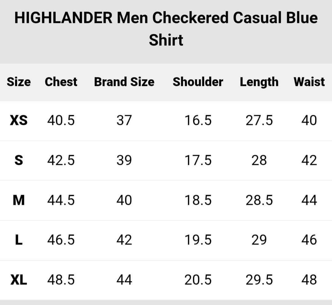 men boxy shirt; highlander