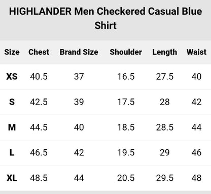 men boxy shirt; highlander